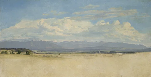 Sunny Mountainous Panorama, 1829